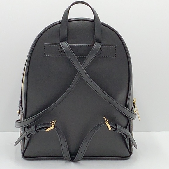 MICHAEL KORS ADINA MEDIUM BACKPACK BLACK MULTI LOGO - Picture 2 of 16